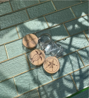 Sand Dollar Keyring